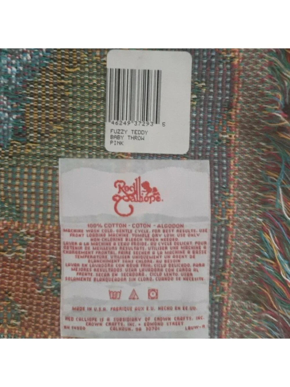 Fuzzy Teddy Baby Bears Throw Blanket Tapestry Afghan 36